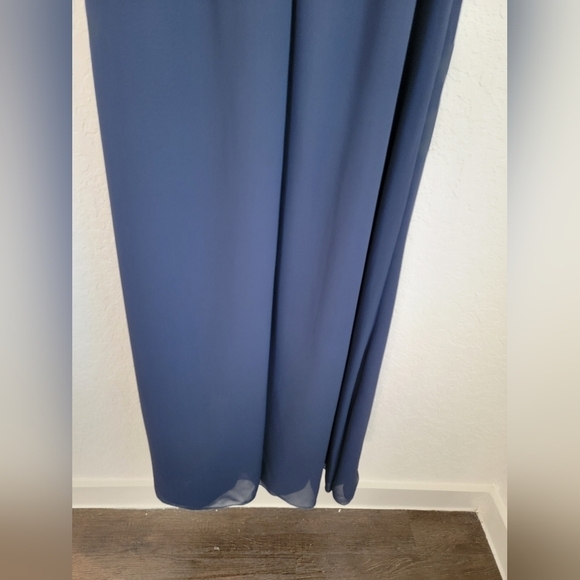 Bill Levkoff Blue One Shoulder Dress Size 6 - Picture 4 of 13